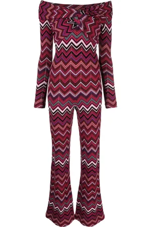 Missoni Mono de punto tejido en zigzag
