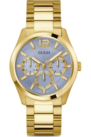 Guess Reloj de 42 mm con cronograma de acero inoxidable