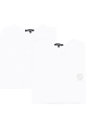 VERSACE Set de dos camisetas con logo