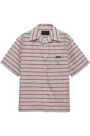 Prada Camisa bowling a rayas