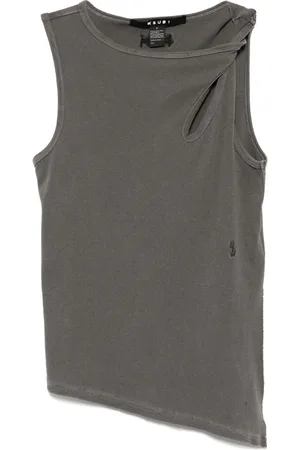 KSUBI Top sin mangas con diseño retorcido