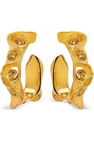 Oscar de la Renta Pendientes con detalles de cristales
