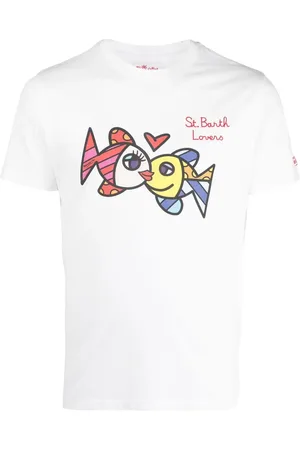 MC2 SAINT BARTH Camiseta Lovers con motivo gráfico