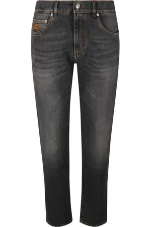 Etro Logo-embroidered jeans