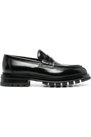 santoni Mocasines penny con suela dentada