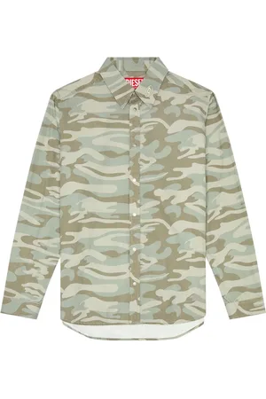 Diesel Camisa con motivo militar