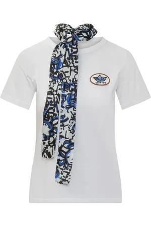 ALESSANDRO ENRIQUEZ Camiseta con detalle de fular