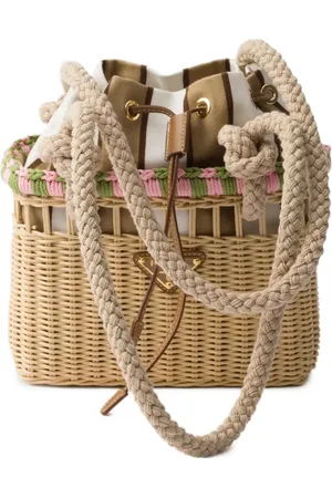 Prada Bolso de hombro Wicker mini