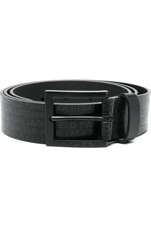 Karl Lagerfeld Cinturón con logo estampado