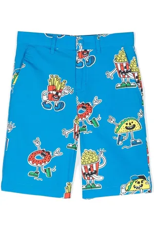 Stella McCartney Bermudas chino con motivo gráfico