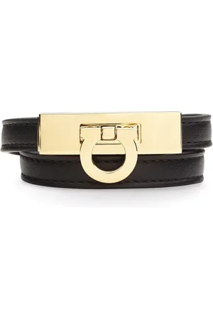 Salvatore Ferragamo Pulsera Gancini con doble vuelta