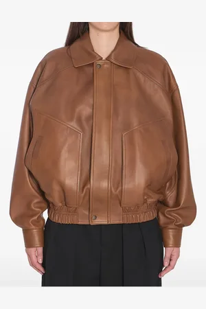 Saint Laurent Chaqueta bómber de piel
