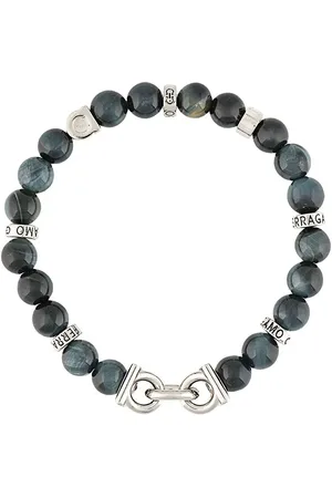 Salvatore Ferragamo Pulsera Gancini con gema semipreciosa