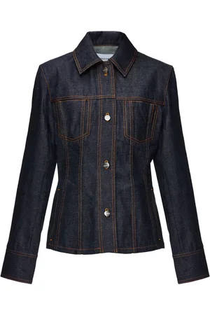 Salvatore Ferragamo Chaqueta vaquera con cuello italiano