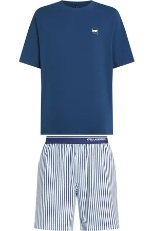 Karl Lagerfeld Pijama corto a rayas