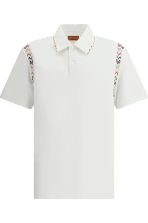 Missoni Polo con ribete en zigzag