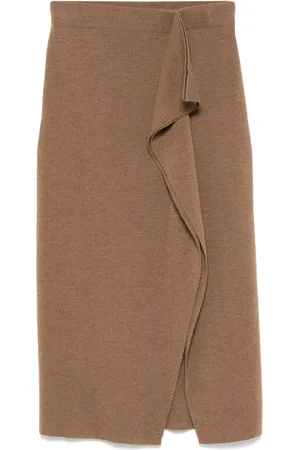 P.A.R.O.S.H. Falda midi drapeada