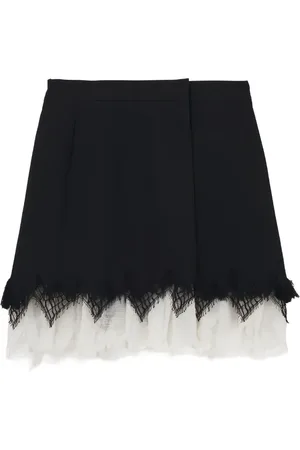 Alexander McQueen Falda acampanada lisa