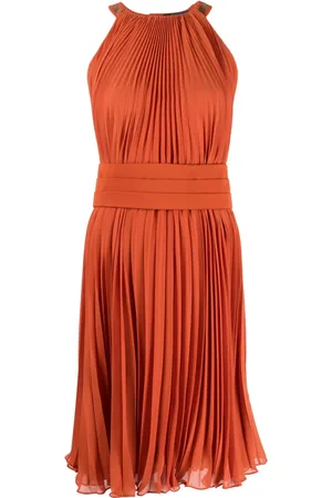 Max Mara Vestido plisado sin mangas
