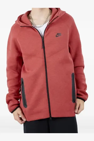 Nike Sudadera Light University Red Heather/Black con capucha