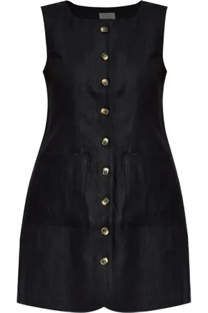 POSSE Vestido corto de lino