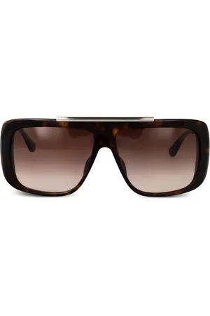 Alexander McQueen Gafas de sol con montura cuadrada oversize