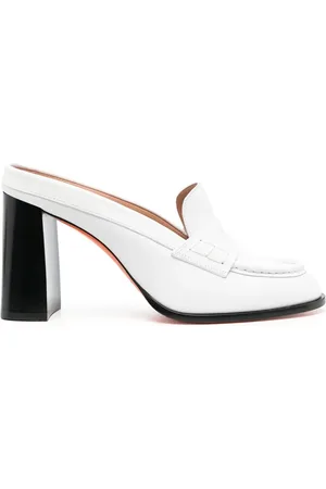santoni Mules con tacón de 85mm