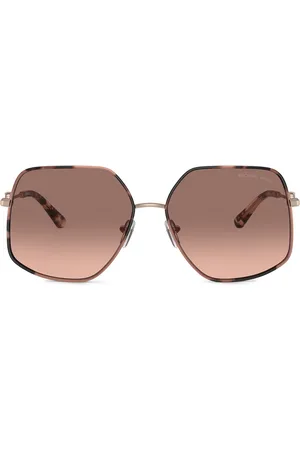 Michael Kors Gafas de sol Empire Butterfly con montura geométrica