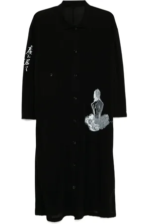 YOHJI YAMAMOTO Camiseta estampada de jersey