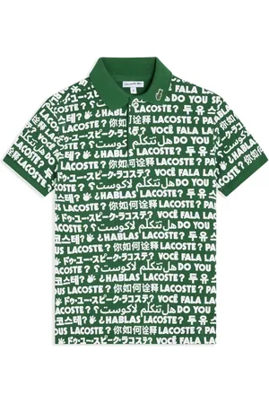 Lacoste Polo con logo estampado