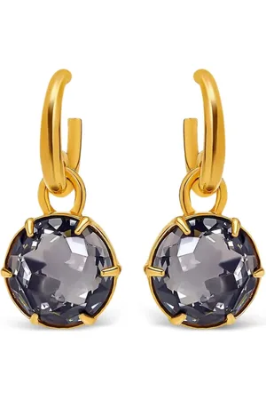 Oscar de la Renta Pendientes con detalles de cristales