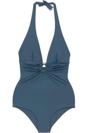 FISICO Bañador con cuello halter