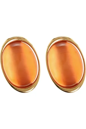 Saint Laurent Pendientes con cabujón