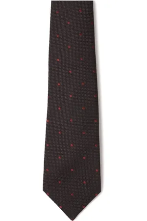 Kiton Corbata con motivo de lunares