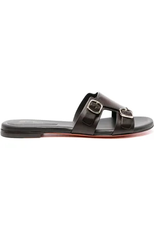 santoni Sandalias con doble hebilla