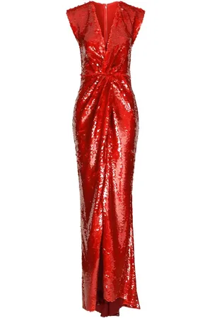Dolce & Gabbana Vestido drapeado con lentejuelas