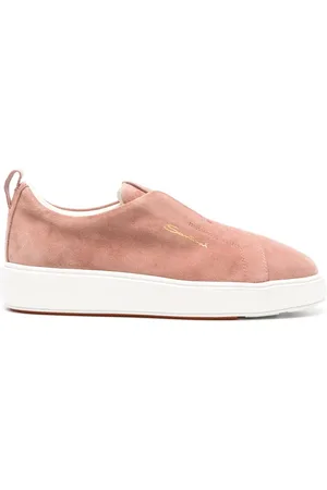 santoni Zapatillas slip-on con logo en relieve