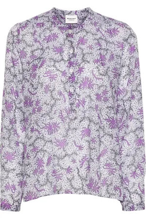 Marant Etoile Blusa Maria con motivo abstracto