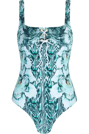 TEMPERLEY LONDON Bañador Liana con estampado floral