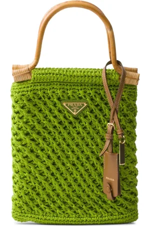Prada Bolso shopper mini de ganchillo