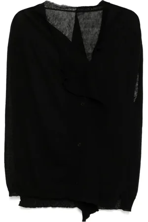YOHJI YAMAMOTO Cárdigan drapeado
