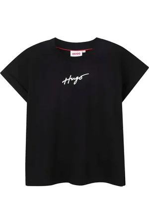 HUGO BOSS Camiseta de algodón con sello del logo