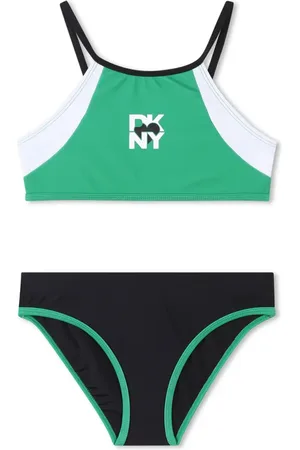 DKNY Set de bikini con logo estampado
