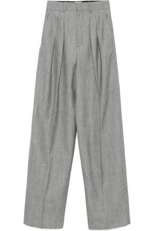 Saint Laurent Pantalones de lana