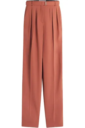 Lanvin Pantalones de talle alto con pinzas