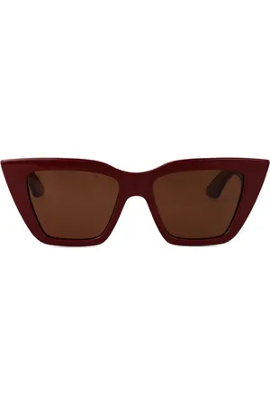 Alexander McQueen Gafas de sol con montura cat eye