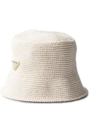 Prada Sombrero de pescador de ganchillo