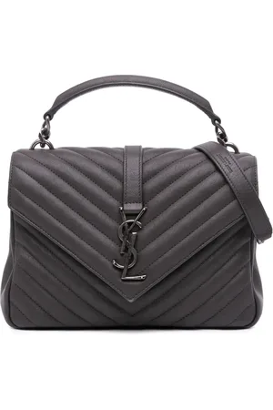 Saint Laurent Bolso satchel Chevron Sheepskin College mediano 2017