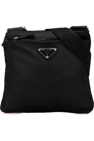 Prada Bandolera Tessuto con cremallera en la parte superior 2000-2013
