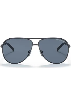 Armani Exchange Gafas de sol con montura estilo piloto